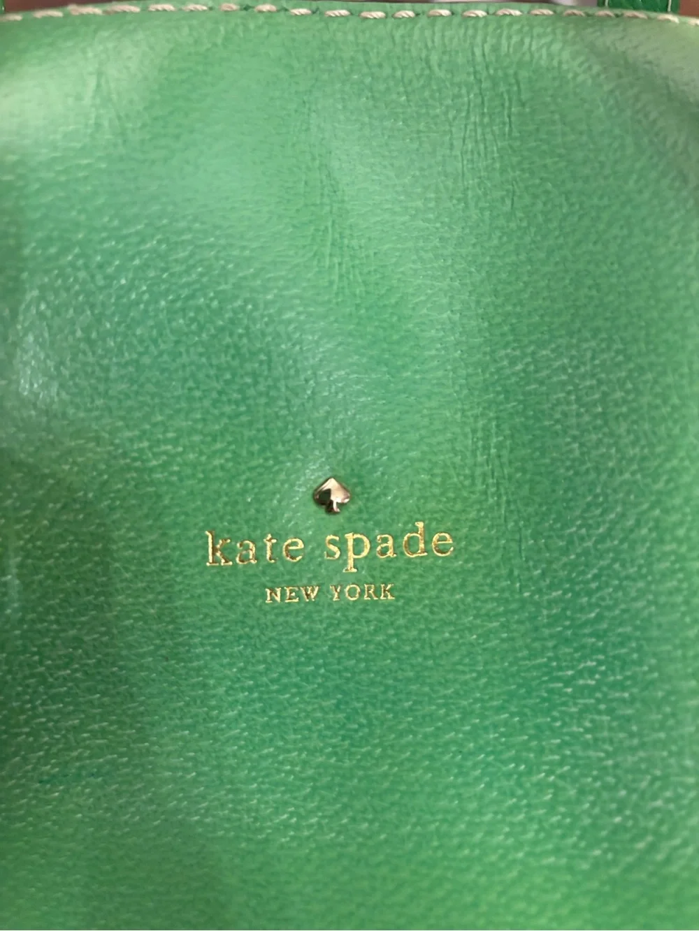 kate spade ♠️ Green Leather Satchel
